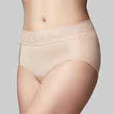 Classic Smooth Midi Brief - Nude