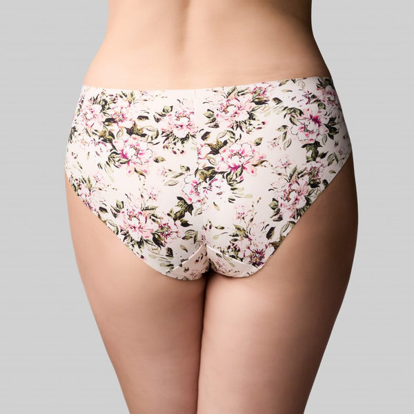 Precision Hi Cut Brief - Heirloom Rose
