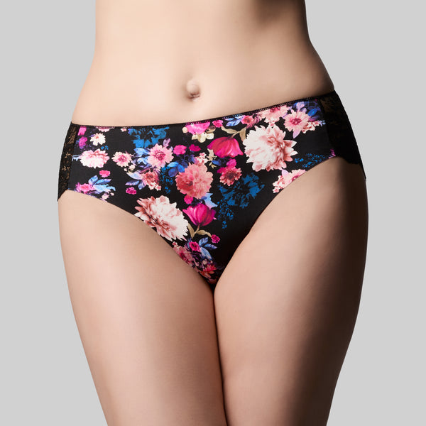 Precision Lace Hi Cut Brief - Cassandra