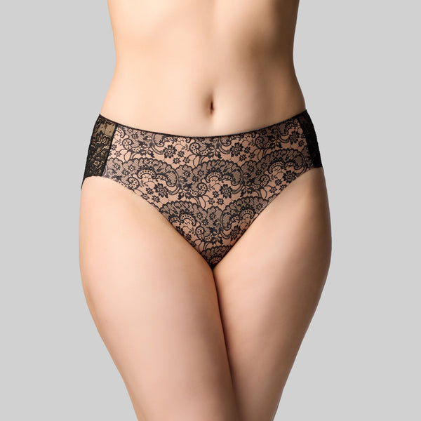 Precision Lace Hi Cut Brief - Lace Romance