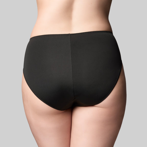 Bliss Hi Cut Brief - Black