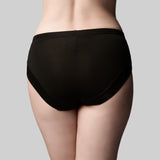 Classic Bamboo Hi Cut Brief - Black