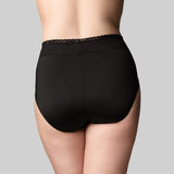Tummy Smooth Hi Cut Brief - Black