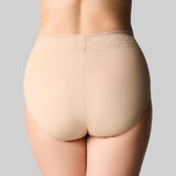 Tummy Smooth Hi Cut Brief - Nude
