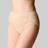 Tummy Smooth Hi Cut Brief - Nude