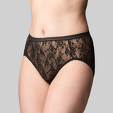 Lacies Hi Cut Brief - Black