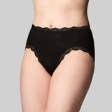 Bamboo Lights Hi Cut Brief - Black