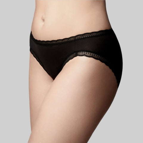 Classic Cotton Bikini - Black