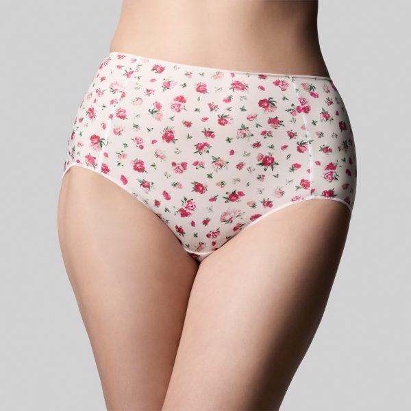 Classic Full Brief - Rosebud White
