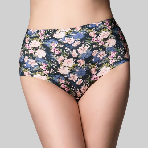 Precision Full Brief - Navy Floral