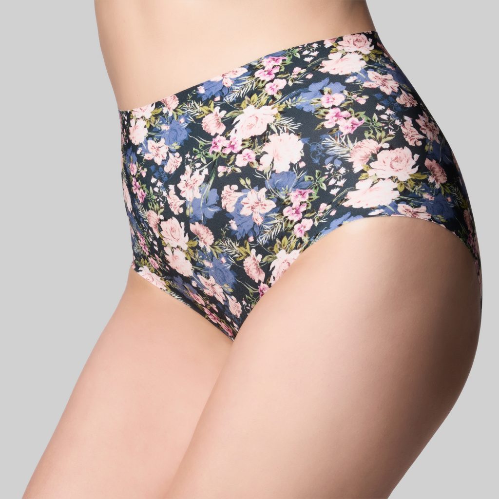 Precision Full Brief - Navy Floral - Navy Floral / 20/3XL