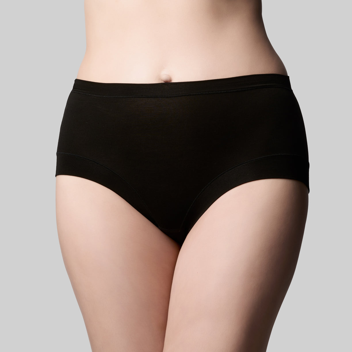 Classic Bamboo Full Brief - Black