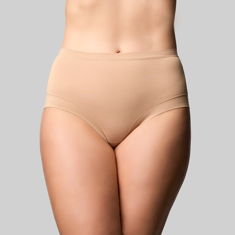 Classic Bamboo Full Brief - Nude