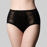 Bamboo & Lace Full Brief - Black