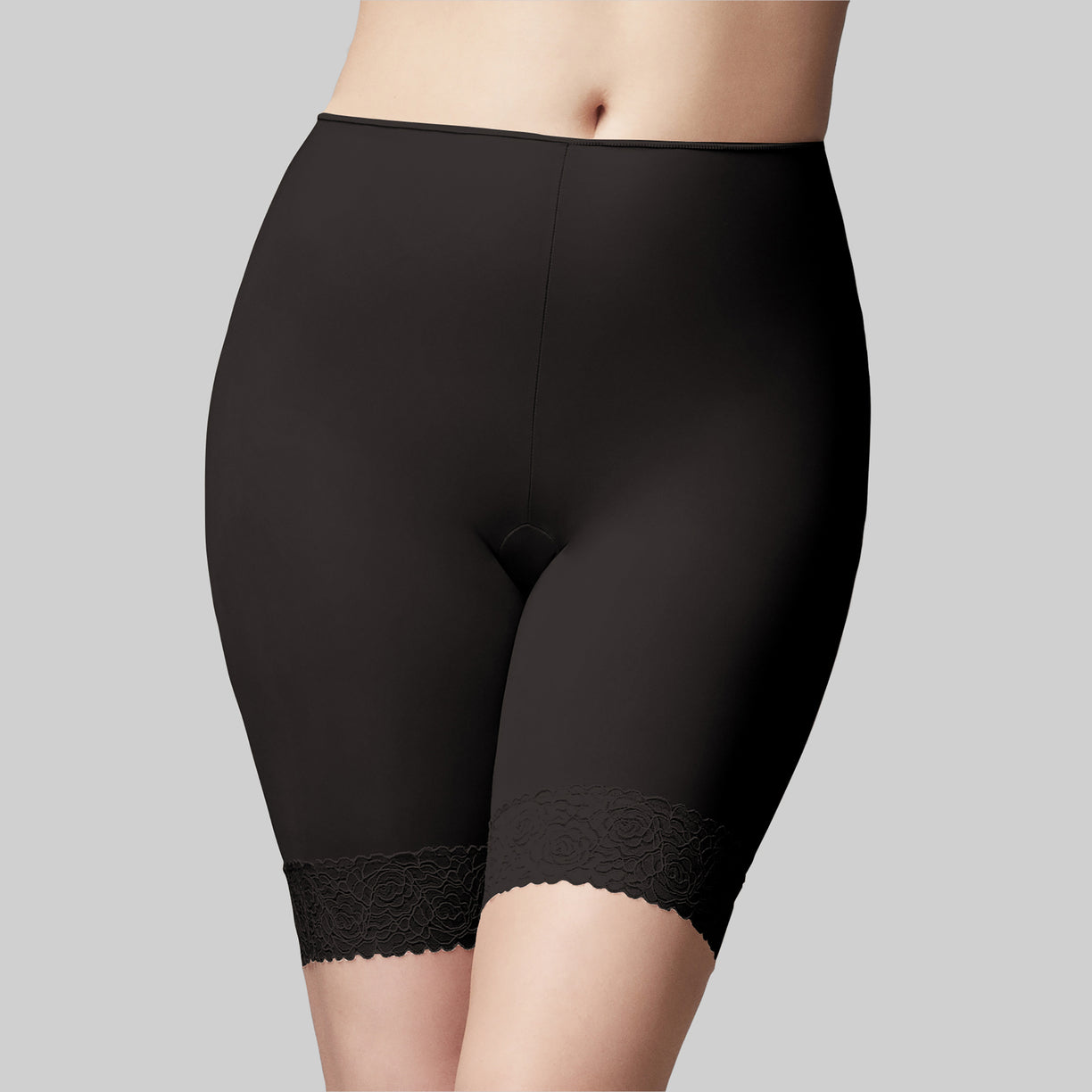 Bamboo & Lace Anti-Chafing Short - Black