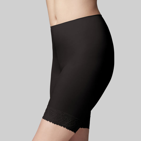 Bamboo & Lace Anti-Chafing Short - Black