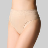Tummy Smooth Hi Waist G-string - Nude