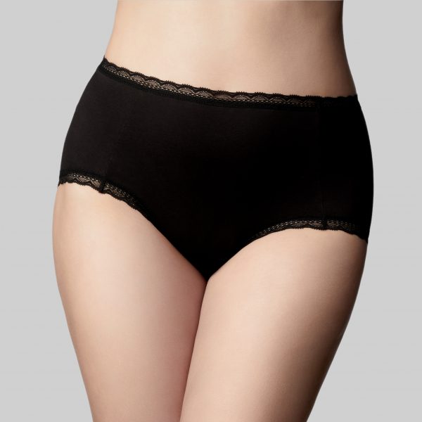 Classic Cotton Full Brief - Black