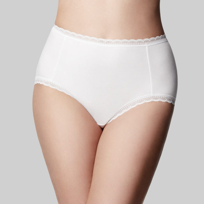 Classic Cotton Full Brief - White