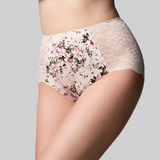 Precision Lace Full Brief - Heirloom Rose